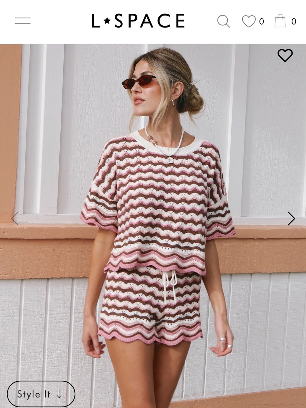 L*Space Sunchaser Top & Bottom- Neapolitan